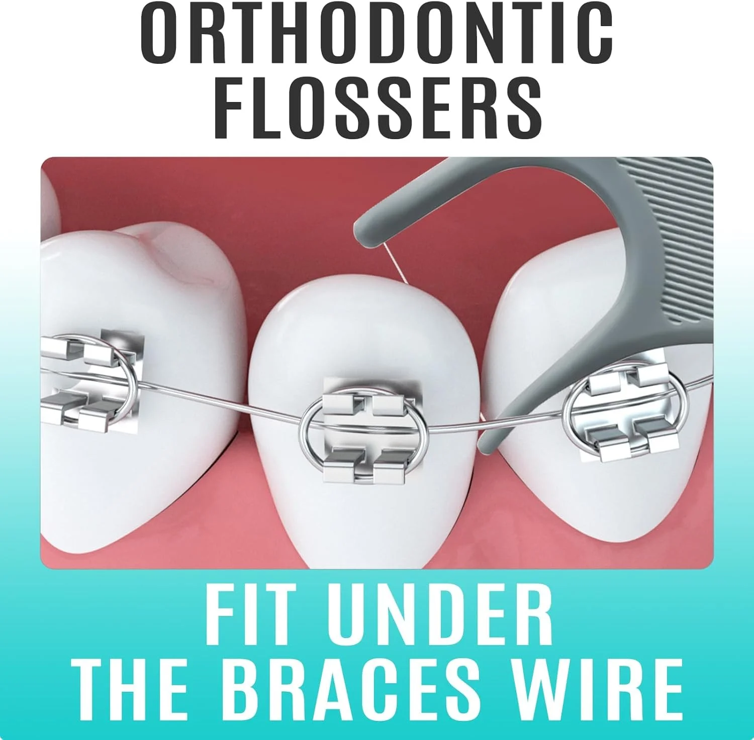 نخ دندان برای ارتودنسی (120 متر، بسته 1 عددی)، نعنایی 120 نخ دندان برای ارتودنسی (120 متر، بسته 1 عددی)، نعنایی 120