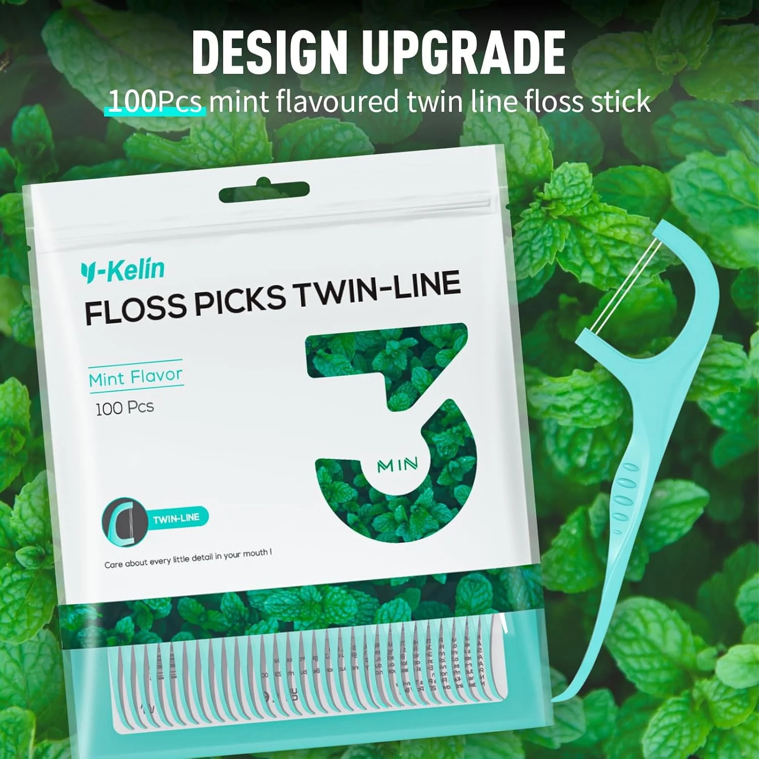 نخ دندان دو خطی Y-Kelin - 100 عدد نخ دندان خلال دندان، خلال دندان، خلال دندان، انتخاب نخ دندان، تمیز کردن دندان نخ دندان دو خطی Y-Kelin - 100 عدد نخ دندان خلال دندان، خلال دندان، خلال دندان، انتخاب نخ دندان، تمیز کردن دندان