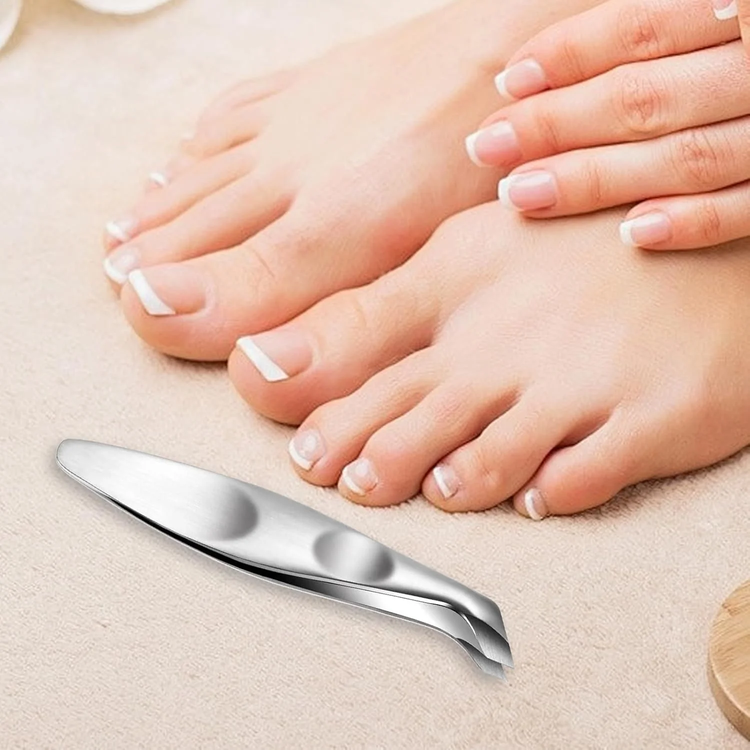 گوشت گیر ناخن - انبرک حرفه ای برای پوست های اضافه دور ناخن - ابزار ارگونومیک مانیکور و پدیکور ناخن های دست و پا، از بین برنده پوست مرده ناخن مناسب برای سالن های حرفه ای، منزل، مسافرت و اسپا گوشت گیر ناخن - انبرک حرفه ای برای پوست های اضافه دور ناخن - ابزار ارگونومیک مانیکور و پدیکور ناخن های دست و پا، از بین برنده پوست مرده ناخن مناسب برای سالن های حرفه ای، منزل، مسافرت و اسپا