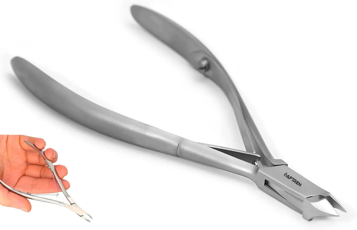 انبرک پوست ناخن، ابزار پدیکور 4.75 اینچی، ناخن گیر مانیکور برای ناخن های فرورفته و پوست سخت، مناسب کمک های اولیه (نقره ای، 4.5 اینچ) انبرک پوست ناخن، ابزار پدیکور 4.75 اینچی، ناخن گیر مانیکور برای ناخن های فرورفته و پوست سخت، مناسب کمک های اولیه (نقره ای، 4.5 اینچ)