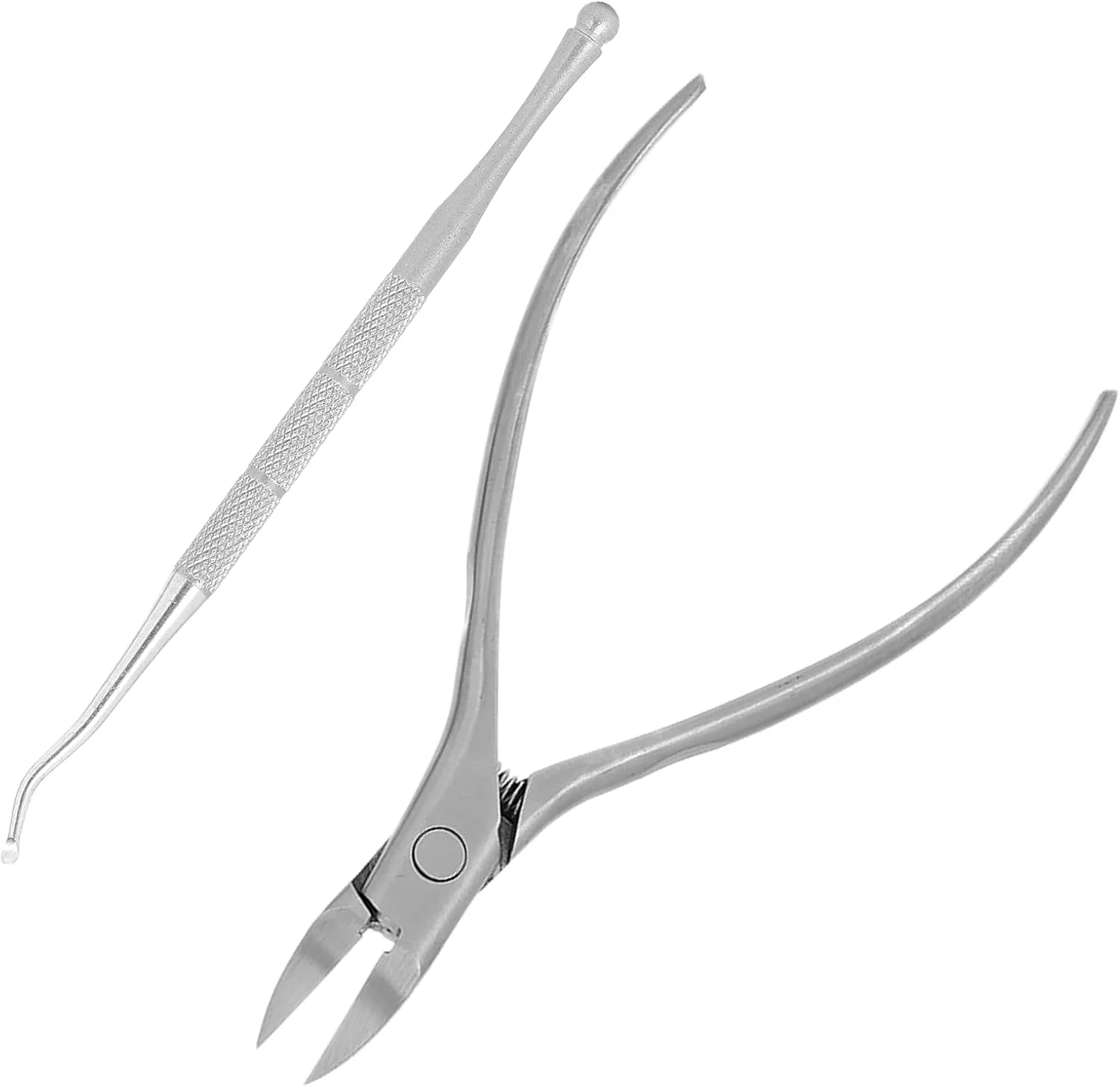 ابزار از بین برنده پوستک، چیدن پوستک، ناخن گیر، ابزار از بین برنده پدیکور، نیپر پوستک، نیپر پوستک پا برای ناخن های فرورفته (نقره ای)