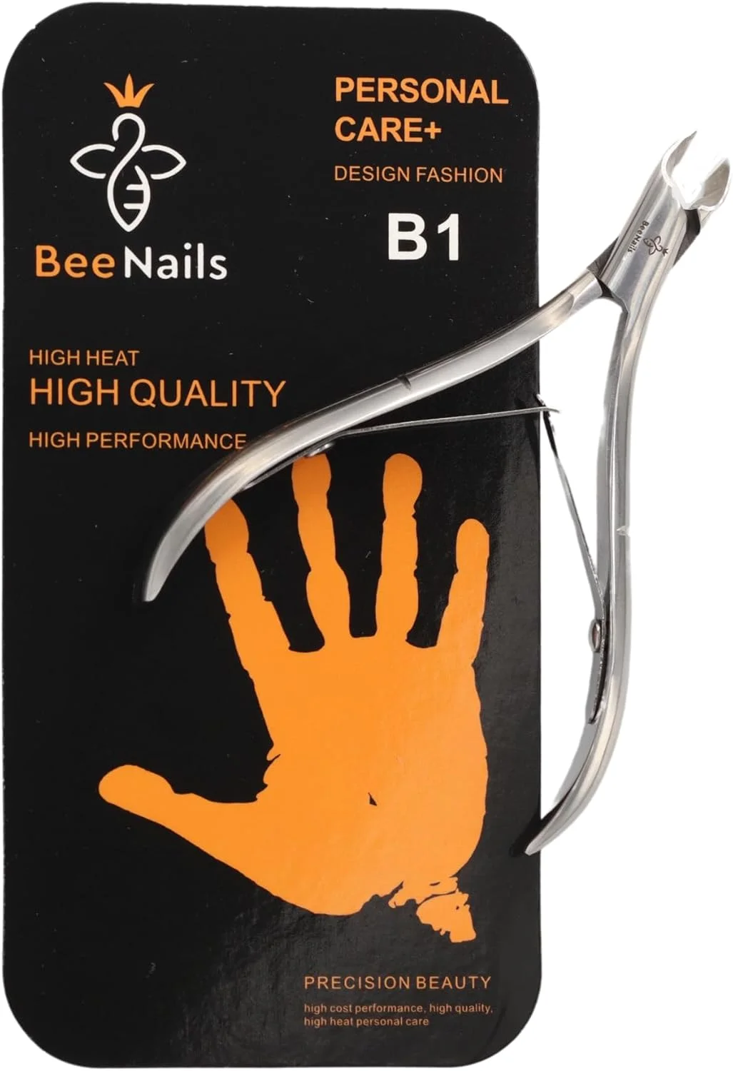 ست نیپر و از بین برنده کوتیکول استیل ضد زنگ ممتاز BeeNails برای مانیکور و پدیکور بی نقص - قیچی های حرفه ای، ابزارهای بادوام با کیفیت سالن برای ناخن های دست و پا - | (B1) ست نیپر و از بین برنده کوتیکول استیل ضد زنگ ممتاز BeeNails برای مانیکور و پدیکور بی نقص - قیچی های حرفه ای، ابزارهای بادوام با کیفیت سالن برای ناخن های دست و پا - | (B1)