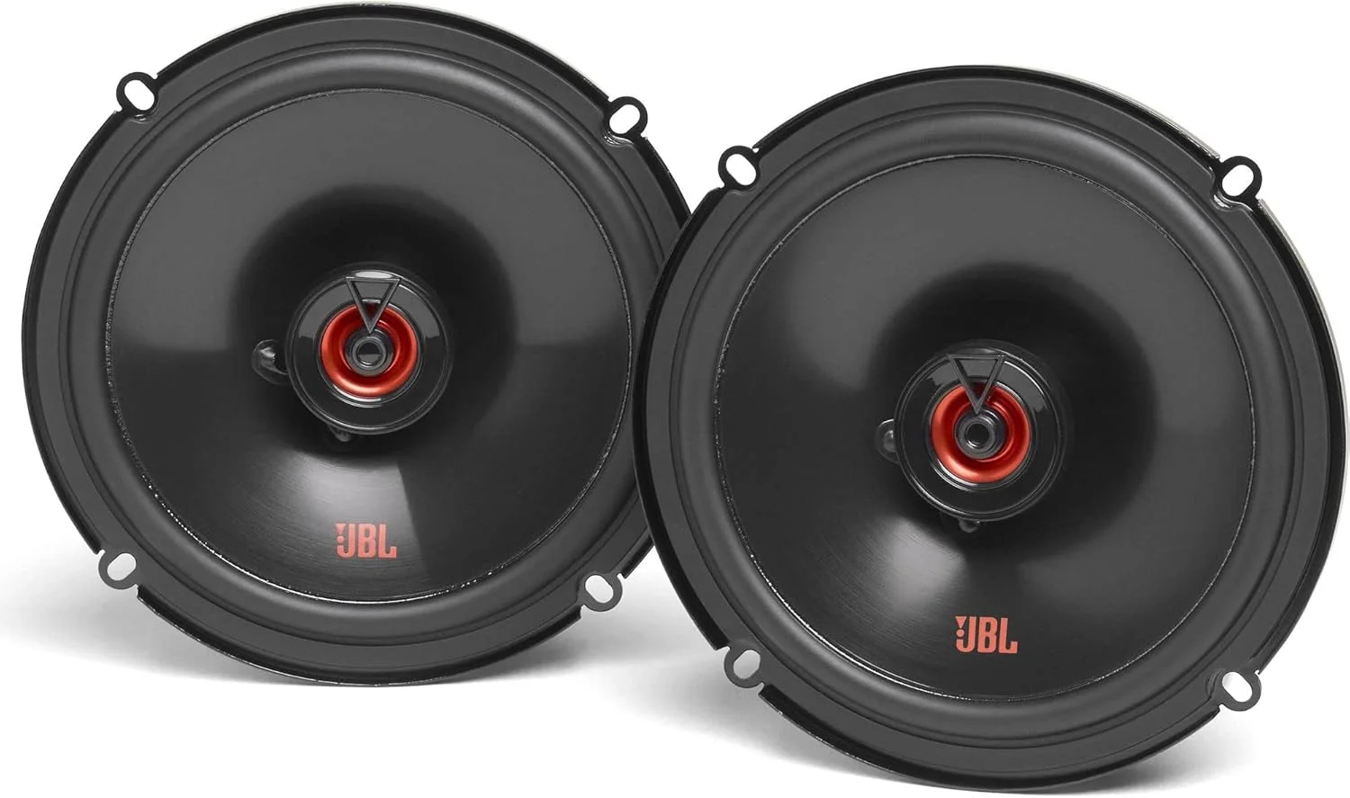 ست بلندگوی خودرو دو طرفه JBL Club 620F توسط Harman Kardon - بلندگوی خودرو 180 واتی برای نصب تخت - 2 عدد جعبه HiFi خودرو بزرگ 16-17 سانتی متر - 6.5 اینچ - بدون پوشش توری