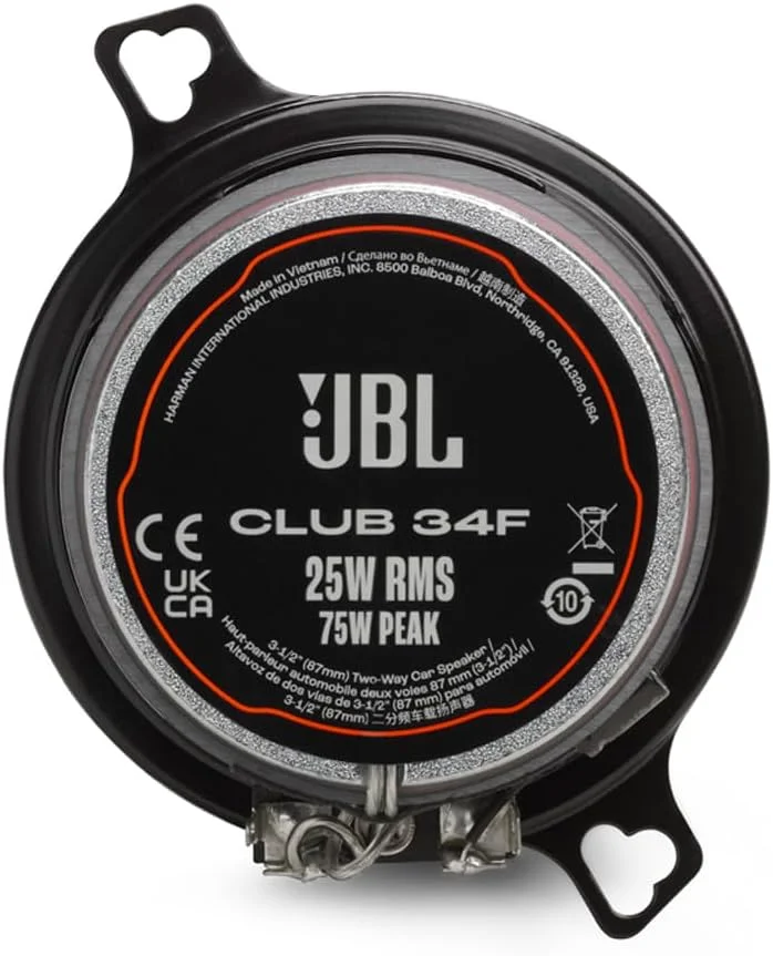 ست بلندگوی کواکسیال 3.5 اینچی (8.7 سانتی متری) JBL Club Gen3 34F