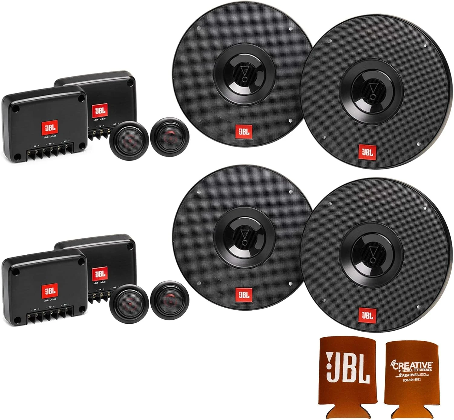 باندل JBL - دو جفت بلندگوی کامپوننت 6.5 اینچی CLUB-602CAM