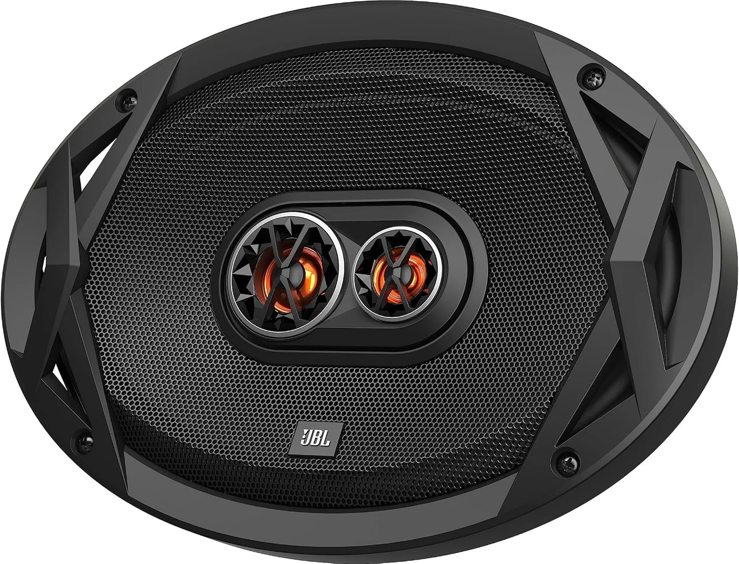 بلندگوهای کواکسیال سه طرفه JBL Club 9630 سری Club، ووفر پلی پروپیلن مقاوم در برابر اشعه ماوراء بنفش، 6x9 اینچ، 3 اهم، حداکثر توان 480 وات، به همراه هدفون Alphasonik