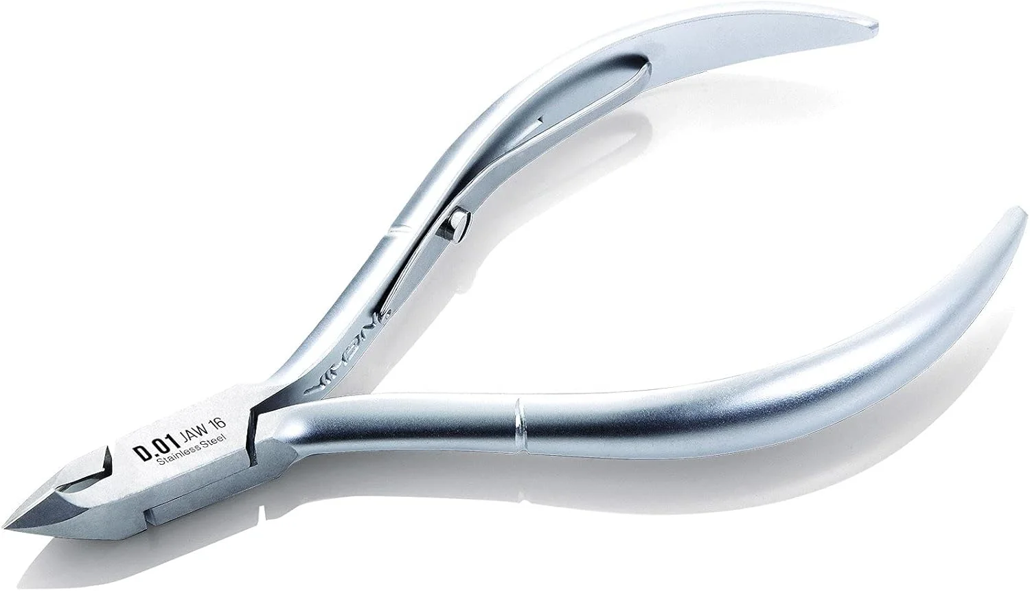 نیپر کوتیکول حرفه ای استیل ضد زنگ Nghia مدل C-03 (D-01) فک 14، ابزار مانیکور و پیرایش کوتیکول با فنر دوبل - ابزار عالی برای مراقبت از ناخن در خانه/اسپا/سالن Osimihome (1 عدد) C-03 D01-14