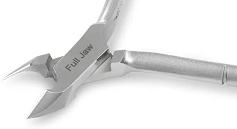 انبر کوتیکول ناخن Nghia مدل C-114، روکش دار، خاکستری