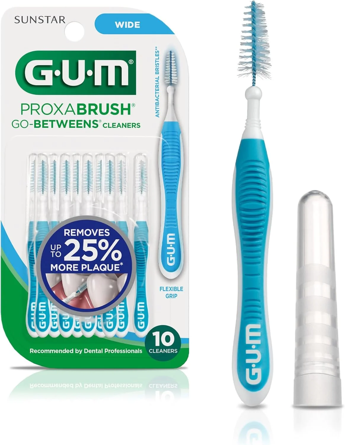 برس های بین دندانی GUM Proxabrush Go-Betweens، پهن 3614، تعداد 10 عدد