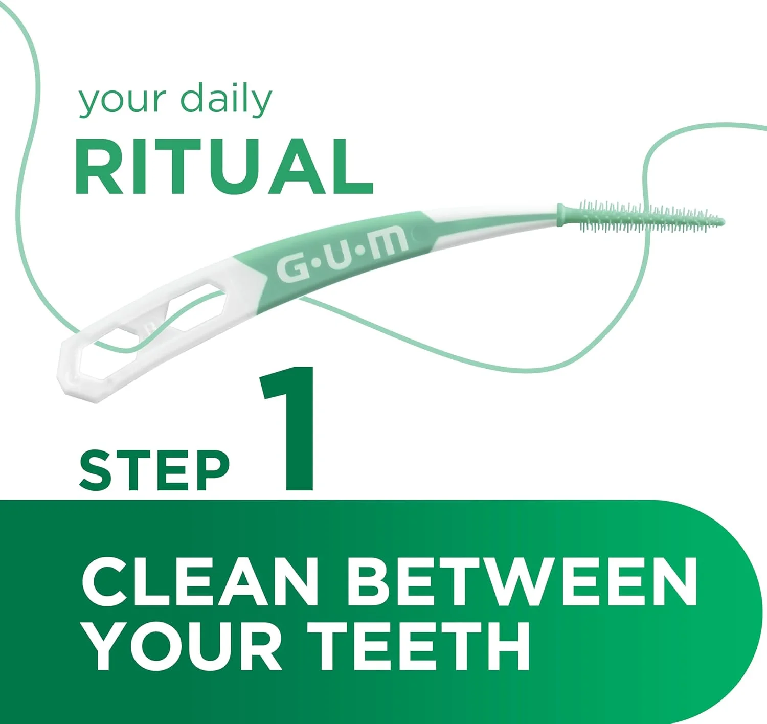 برس های بین دندانی GUM SOFT-PICKS PRO | طراحی منحنی برای دسترسی آسان به مناطق دور از دسترس | عملکرد ملایم برای لثه های حساس | [L-3x60] (+1 نمونه رایگان)