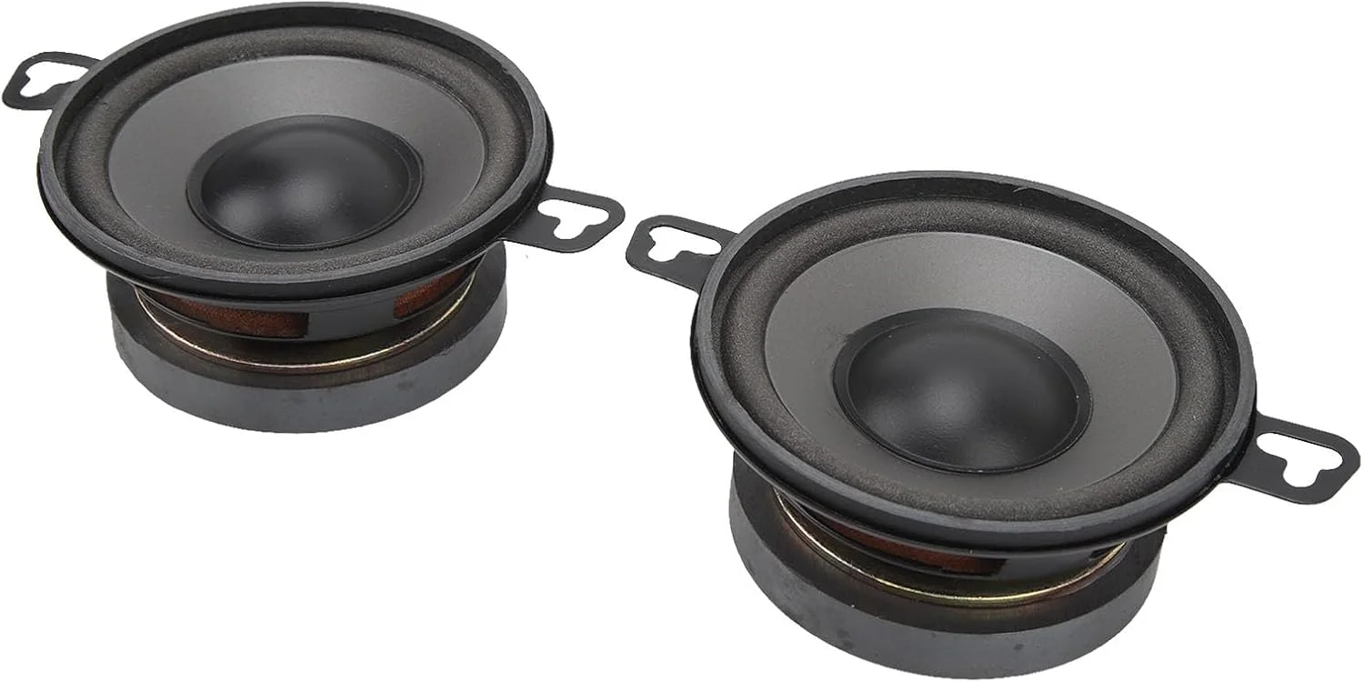 بلندگوی صوتی خودرو Kikumi، بلندگوی گرد 3.5 اینچی مقاوم در برابر ضربه با بیس تندر برای خودرو بلندگوی صوتی خودرو Kikumi، بلندگوی گرد 3.5 اینچی مقاوم در برابر ضربه با بیس تندر برای خودرو