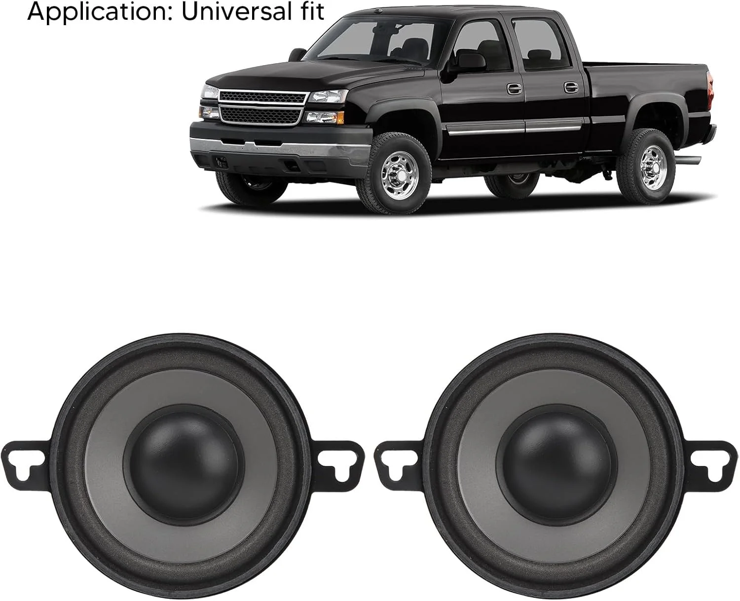 بلندگوی صوتی خودرو Kikumi، بلندگوی گرد 3.5 اینچی مقاوم در برابر ضربه با بیس تندر برای خودرو بلندگوی صوتی خودرو Kikumi، بلندگوی گرد 3.5 اینچی مقاوم در برابر ضربه با بیس تندر برای خودرو