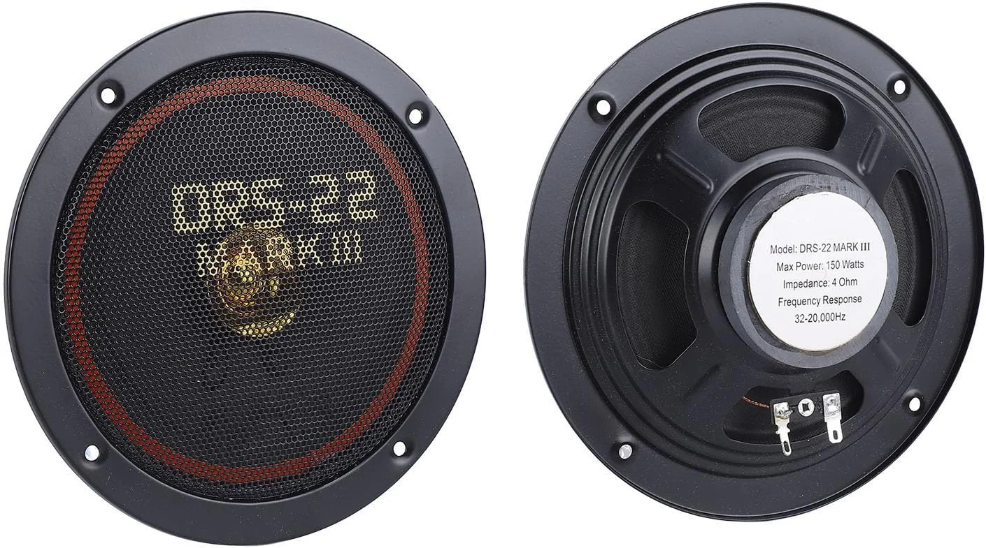 بلندگوی کواکسیال خودرو Kikumi، تفکیک صدای قوی، افکت باس، بلندگوی استریوی خودرو با حساسیت بالا 6 اینچی برای خودرو