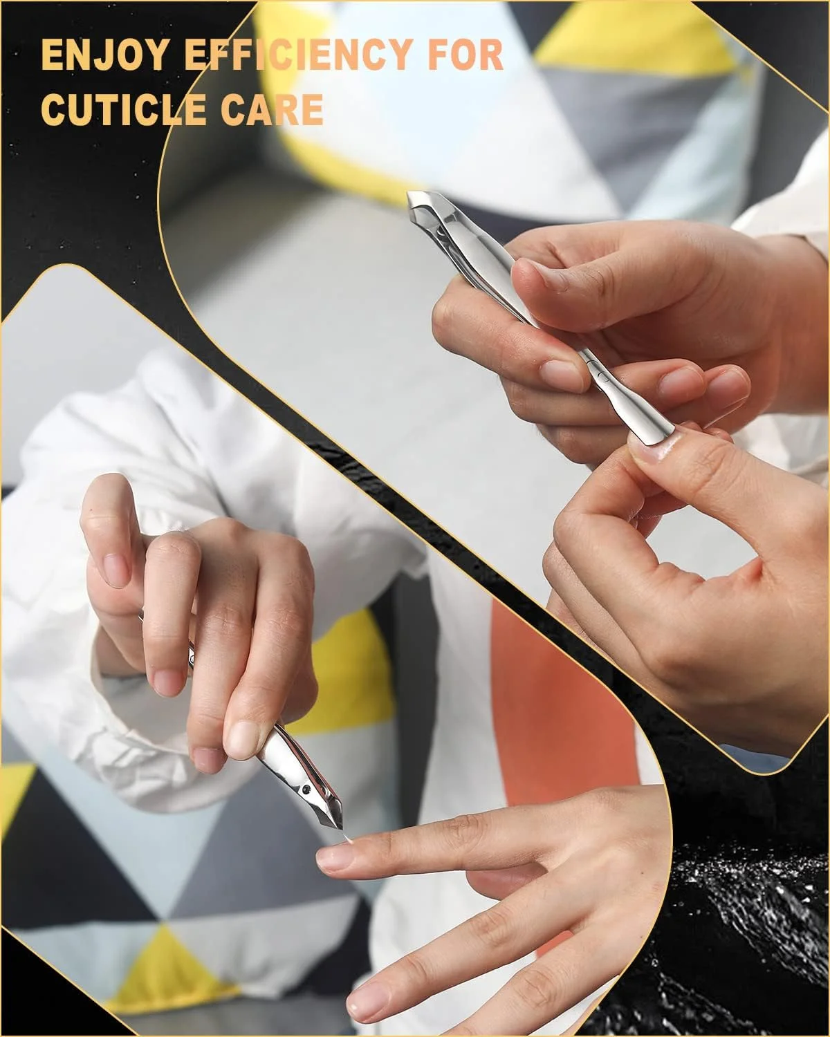 گوشت گیر باریک با عقب زن - ابزار مانیکور استیل ضد زنگ 5 میلی متری با فک، گوشت گیر کوچک گوشت گیر باریک با عقب زن - ابزار مانیکور استیل ضد زنگ 5 میلی متری با فک، گوشت گیر کوچک