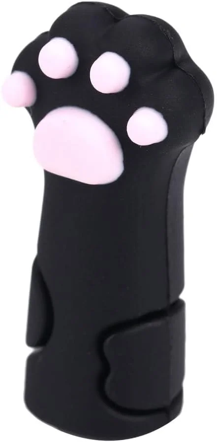 روکش محافظ مشکی نیپر Rosojodg، 1 عدد، طرح پنجه گربه، روکش سیلیکونی محافظ برای قیچی کوتیکول ناخن، ابزار مانیکور، درپوش موچین، نیپر کوتیکول روکش محافظ مشکی نیپر Rosojodg، 1 عدد، طرح پنجه گربه، روکش سیلیکونی محافظ برای قیچی کوتیکول ناخن، ابزار مانیکور، درپوش موچین، نیپر کوتیکول