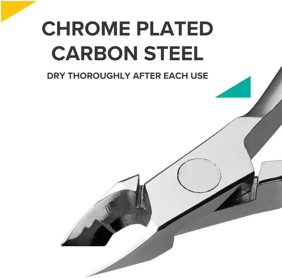 انبرک حرفه ای کوتیکول روی اسمیتس، فولاد کربنی، مناسب برای استفاده خانگی، دسته فرانسوی، فنر دوبل، فک 6 میلی متری (فک کامل)