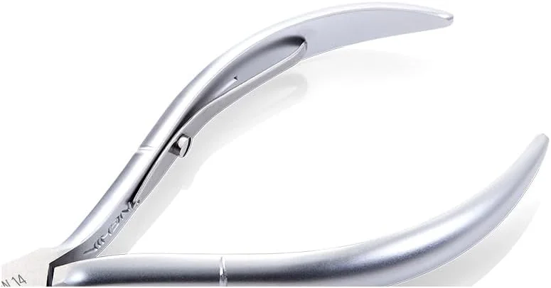 انبرک حرفه ای کوتیکول استیل ضد زنگ - ابزار دقیق مراقبت از ناخن برای سالن، ابزار بادوام پدیکور مانیکور برای ناخن های دست و پا انبرک حرفه ای کوتیکول استیل ضد زنگ - ابزار دقیق مراقبت از ناخن برای سالن، ابزار بادوام پدیکور مانیکور برای ناخن های دست و پا