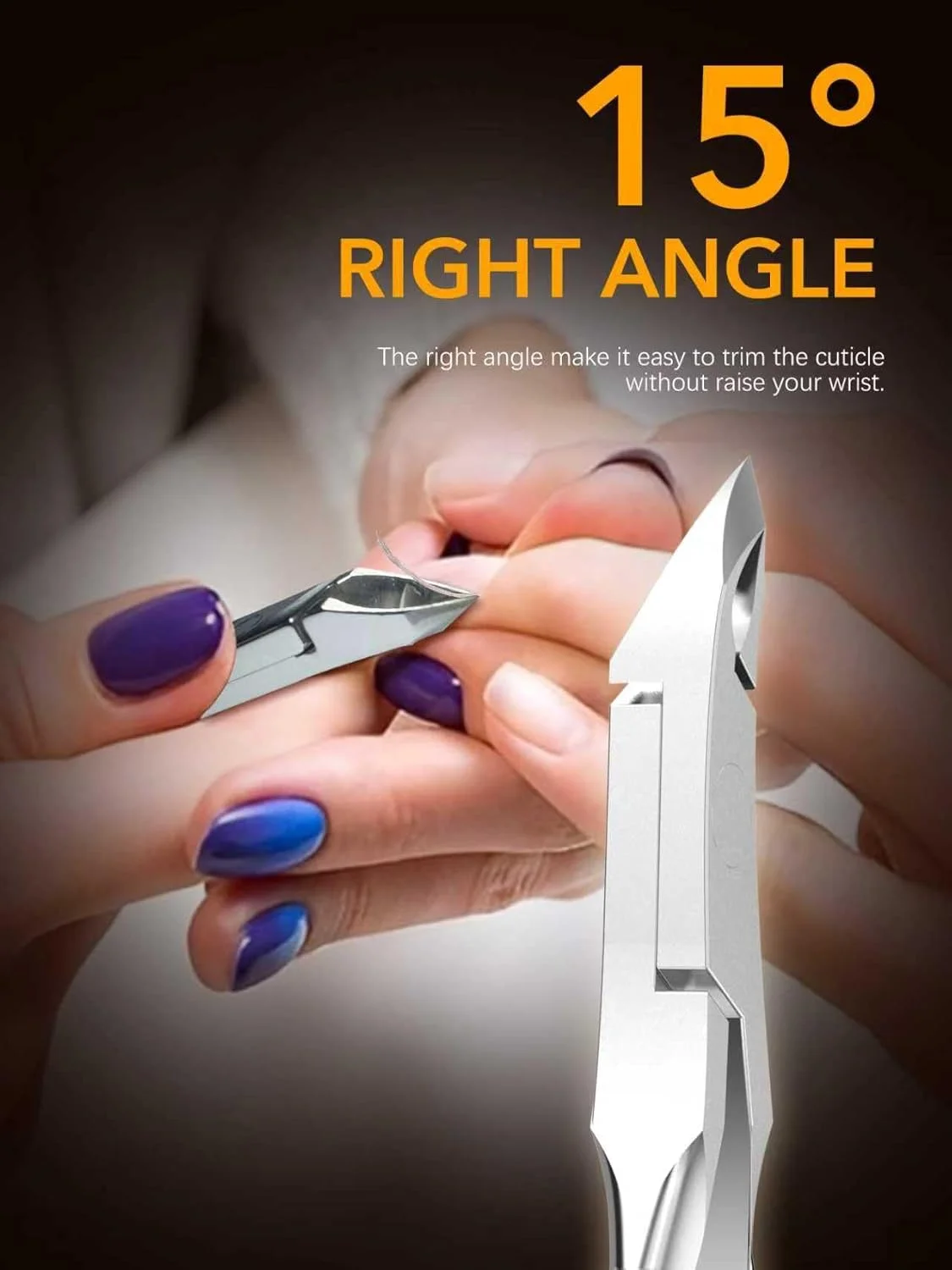 نیپر کوتیکول با کیفیت سالنی، قیچی مانیکور و حذف کننده پوست های مرده ناخن، تیغه 5 میلی متری نیپر کوتیکول با کیفیت سالنی، قیچی مانیکور و حذف کننده پوست های مرده ناخن، تیغه 5 میلی متری