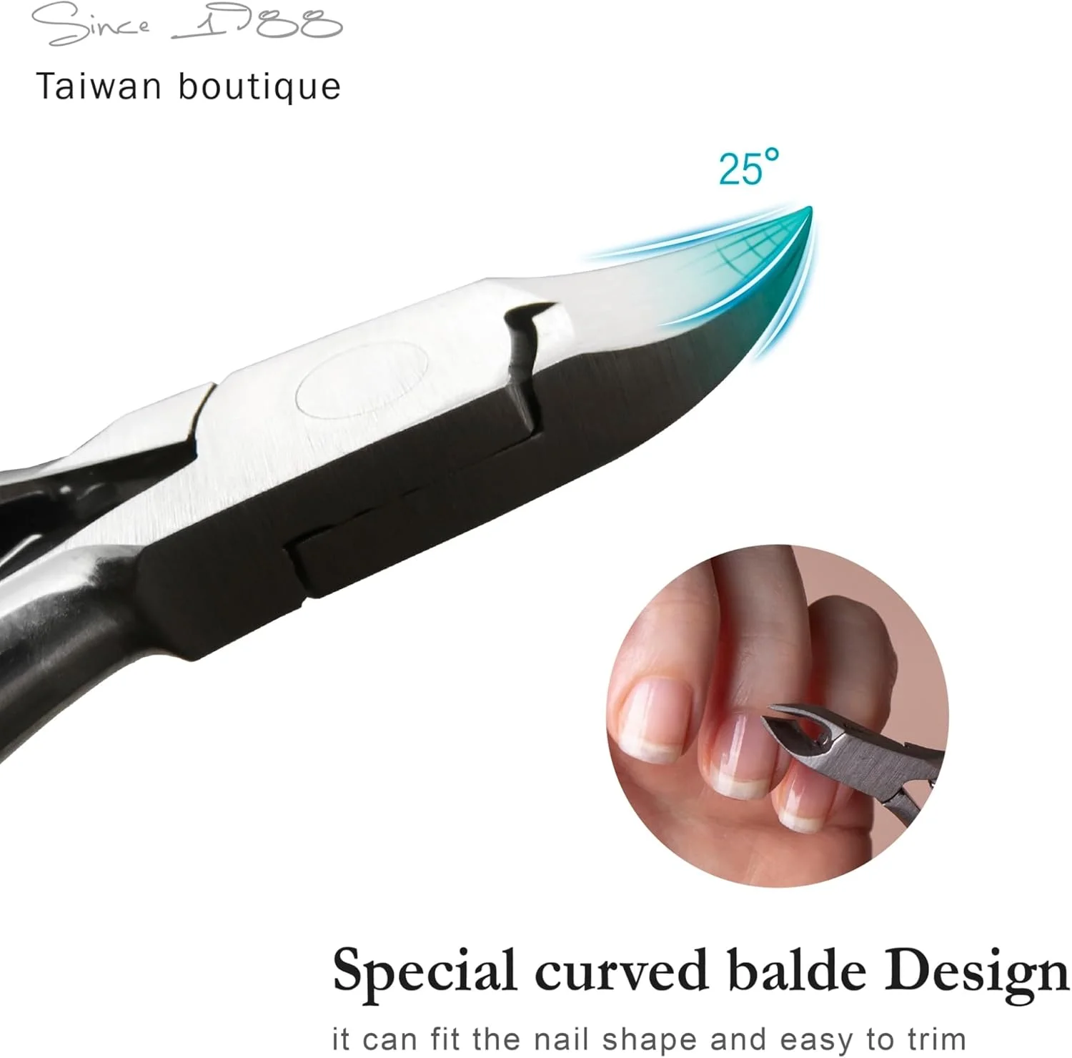 نیپر ناخن پا حرفه ای برای ناخن های ضخیم و فرو رفته، تیغه های فولاد ضد زنگ جراحی، SUNDEN SD1801 نیپر ناخن پا حرفه ای برای ناخن های ضخیم و فرو رفته، تیغه های فولاد ضد زنگ جراحی، SUNDEN SD1801