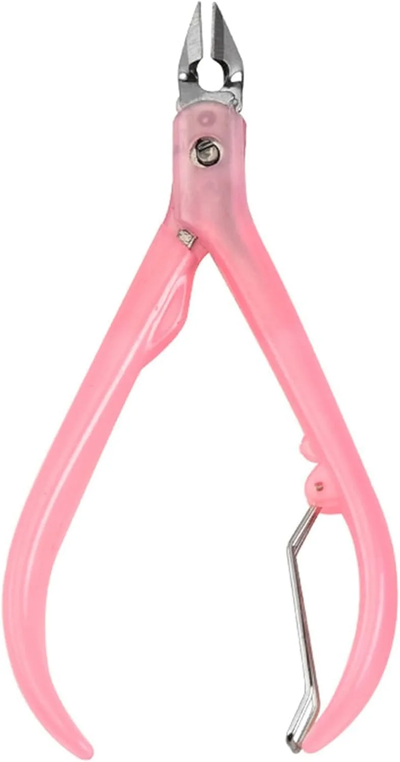 یک عدد ناخن گیر صورتی، ابزار مانیکور، از بین برنده پوست های اضافه، انبرک حرفه ای استیل ضد زنگ، بادوام، ابزار پدیکور و مانیکور برای ناخن های دست و پا یک عدد ناخن گیر صورتی، ابزار مانیکور، از بین برنده پوست های اضافه، انبرک حرفه ای استیل ضد زنگ، بادوام، ابزار پدیکور و مانیکور برای ناخن های دست و پا