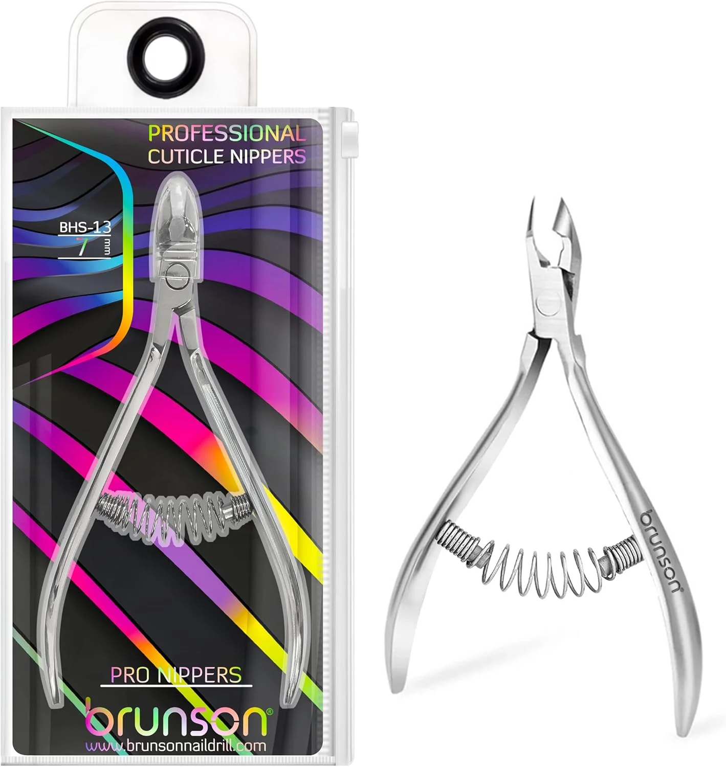 گوشت گیر ناخن، قیچی گوشت گیر حرفه ای تیز گیره ناخن استیل ضد زنگ ابزار مانیکور پدیکور برای ناخن های دست و پا مدل BHS-13 با تیغه 7 میلی متری گوشت گیر ناخن، قیچی گوشت گیر حرفه ای تیز گیره ناخن استیل ضد زنگ ابزار مانیکور پدیکور برای ناخن های دست و پا مدل BHS-13 با تیغه 7 میلی متری