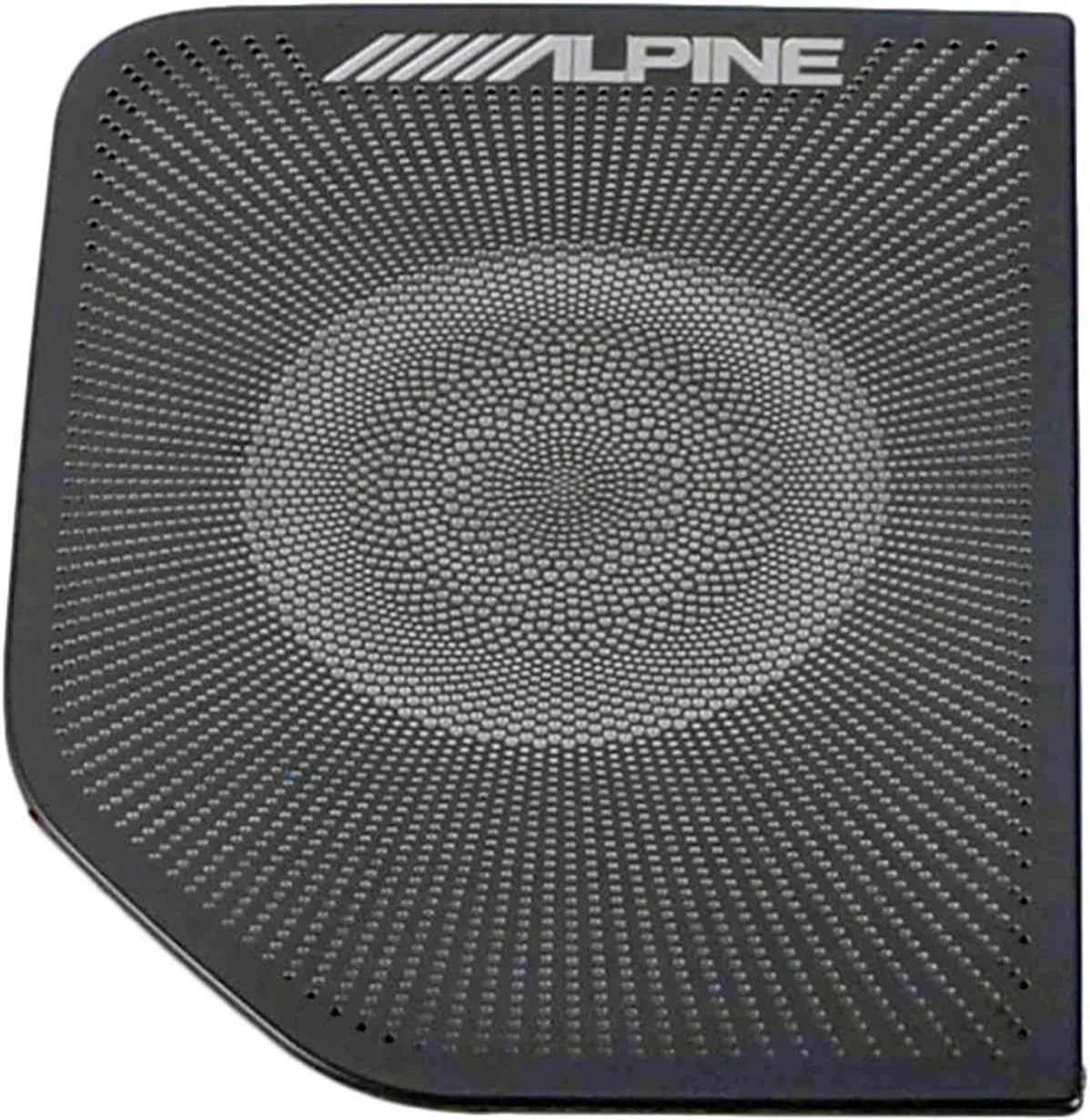 تزئین روکش بلندگوی صوتی خودرو KUVISA، برای جیپ، رانگلر JL 2018 2019 2020 ستون جلویی A بلندگوی استریو قالب‌گیری صدا محافظ روکش بلندگوی خودرو (مشکی-02)