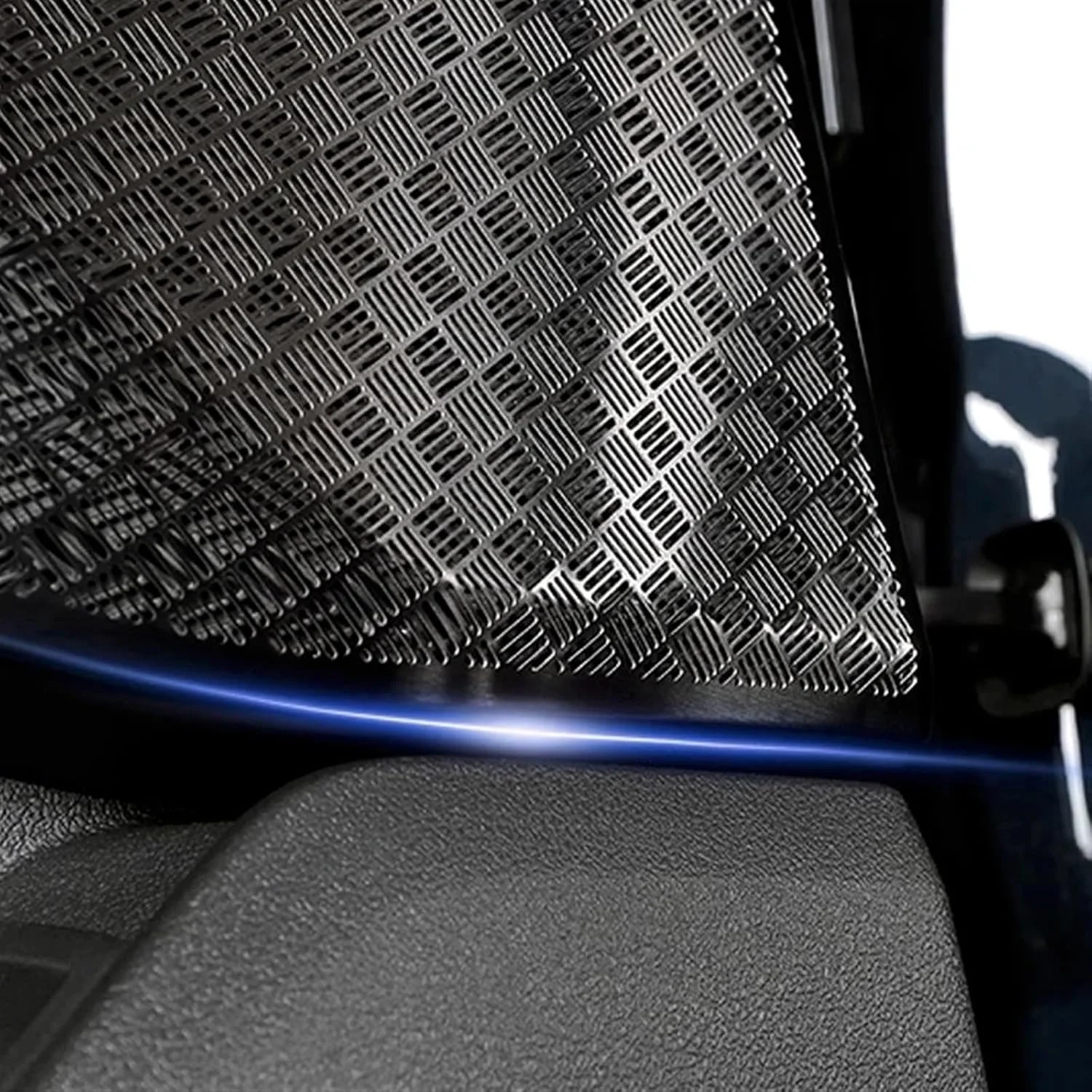 KUVISA برای BMW، X1 U11 2023 2024 پد بلندگوی پنل درب خودرو از جنس استیل ضد زنگ، روکش گرد بلندگو، قاب تزئینی، لوازم جانبی قالب گیری، محافظ پوشش بلندگوی خودرو (داشبورد-01)