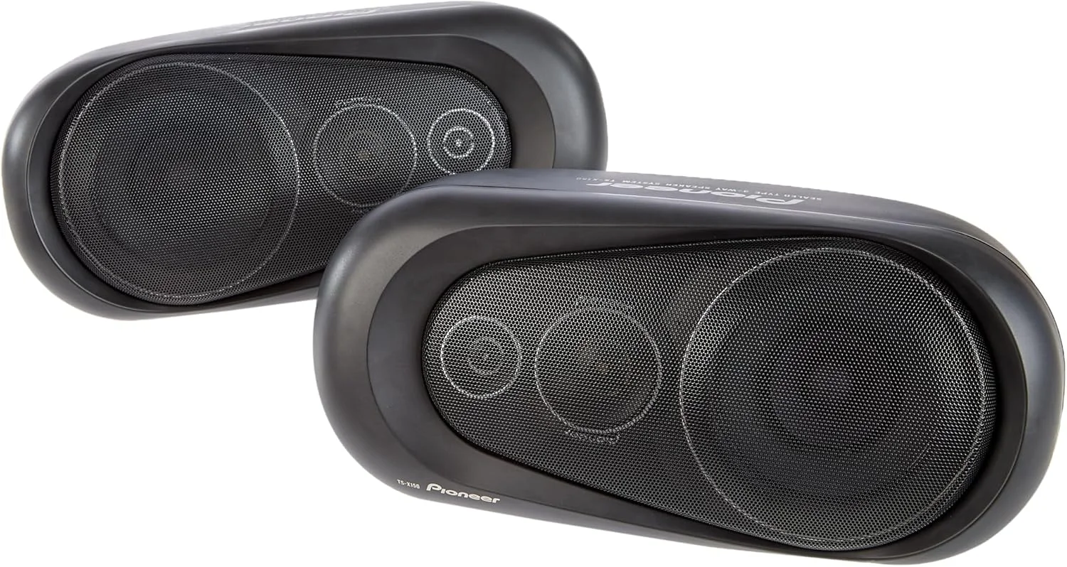 بلندگوی خودرو پایونیر TS-X 150، سیستم 3 طرفه، 60 وات، مشکی