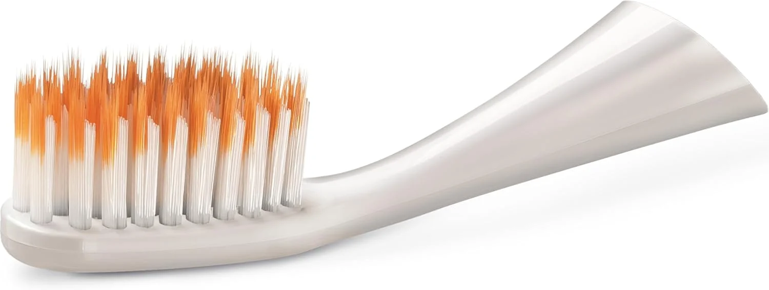 سری یدک مسواک برقی بین دندانی Trisa Sonic Power Pro با برس نرم، تمیز کننده 9 برابر بهتر، ساخت سوئیس، بسته 2 عددی سری یدک مسواک برقی بین دندانی Trisa Sonic Power Pro با برس نرم، تمیز کننده 9 برابر بهتر، ساخت سوئیس، بسته 2 عددی