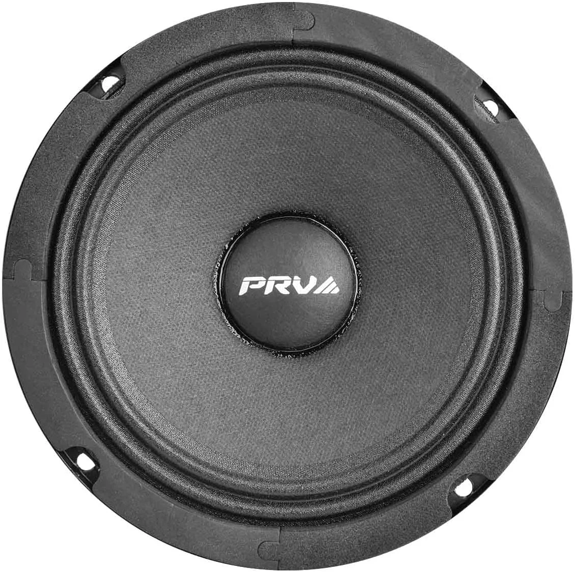 بلندگوی میان رده کم عمق 6.5 اینچی PRV AUDIO، مدل 6MR200A-4، توان 200 وات، 4 اهم، بلندگوی باریک خودرو با نصب کم عمق، سیم پیچ صوتی 1.5 اینچی، جمع و جور برای درب ها (تکی)