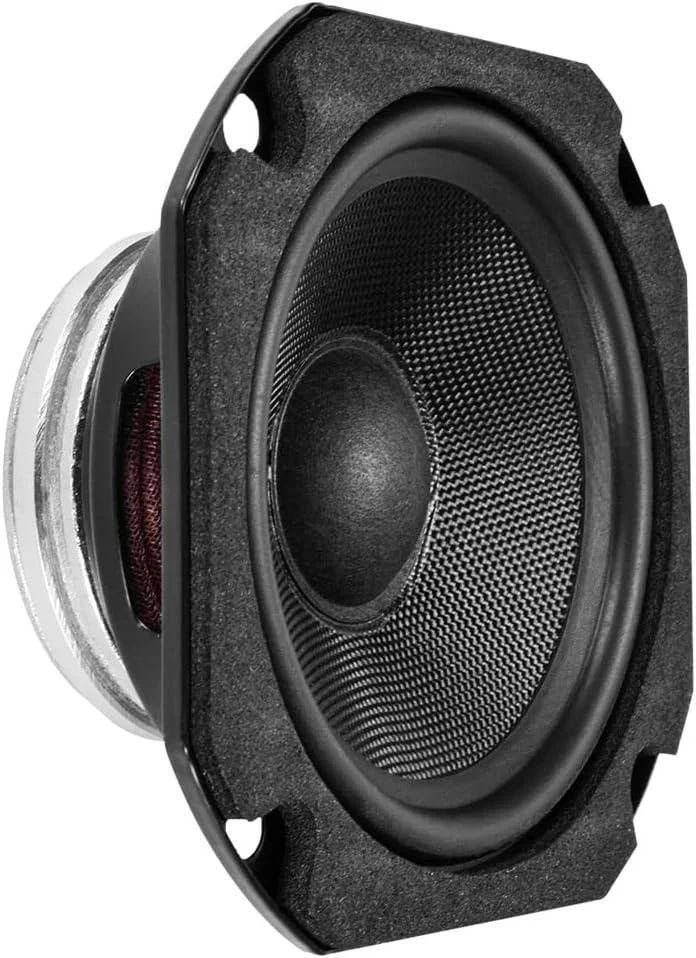 بلندگوی نئودیمیومی فول رنج 3 اینچی PRV AUDIO مدل 3MR40-NDY-4 PRO Audio Midrange با توان خروجی 40 وات، 4 اهم و عملکرد چند منظوره برای کاربردهای صوتی خودرو (تکی)