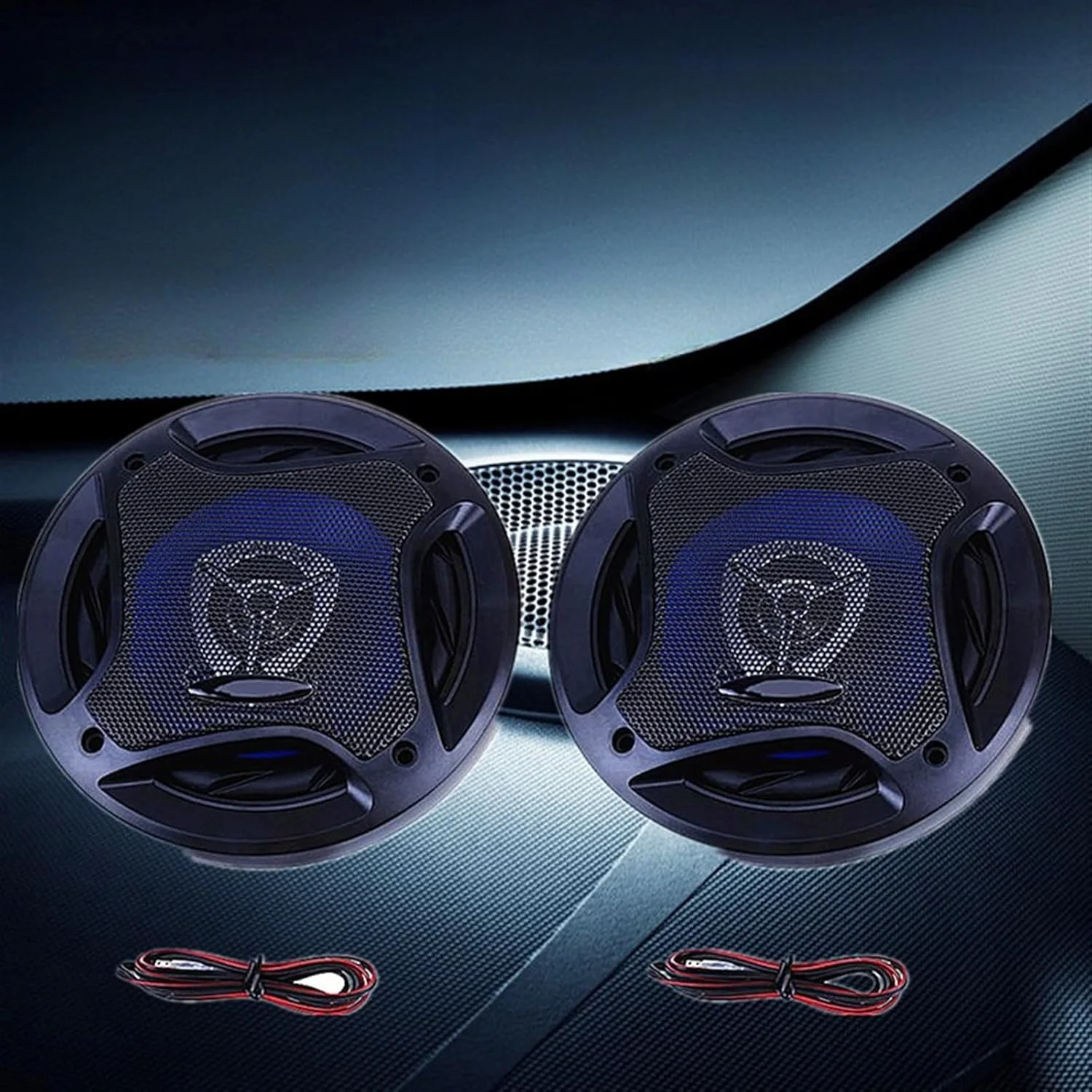 سیستم بلندگوی صوتی سه طرفه 6.5 اینچی THE WHITE SHOP - توان خروجی 500 وات، امپدانس و توییتر پیزو برای استریوی اجزای خودرو، صدای بلند سه محوره حرفه ای با شکل گرد سیستم بلندگوی صوتی سه طرفه 6.5 اینچی THE WHITE SHOP - توان خروجی 500 وات، امپدانس و توییتر پیزو برای استریوی اجزای خودرو، صدای بلند سه محوره حرفه ای با شکل گرد