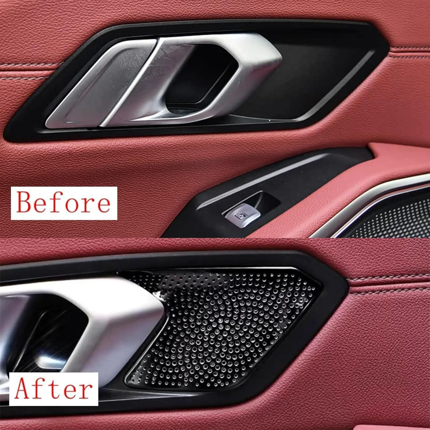 روکش بلندگوی YPGHBHD برای درب جلو، سازگار با درب عقب تسلا مدل Y 2025، روکش بلندگوی درب، توری، روکش بلندگوی درب خودرو، مشکی