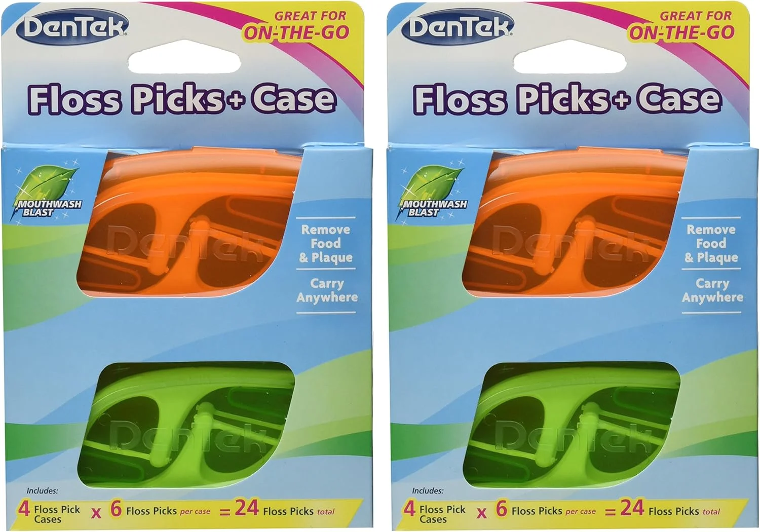 جعبه مسافرتی دن تک با نخ دندان، 4 عدد (بسته 2 عددی) جعبه مسافرتی دن تک با نخ دندان، 4 عدد (بسته 2 عددی)