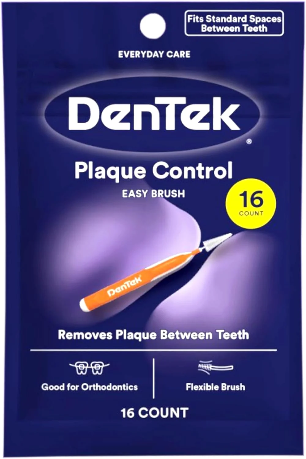 برس های تمیز کننده دندان DenTek Easy Brush، استاندارد، 16 عدد (بسته 6 عددی) برس های تمیز کننده دندان DenTek Easy Brush، استاندارد، 16 عدد (بسته 6 عددی)