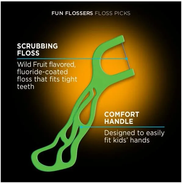 نخ دندان کمانی کودک دنتک با طعم میوه های وحشی، بسته 40 عددی (بسته 3 عددی) نخ دندان کمانی کودک دنتک با طعم میوه های وحشی، بسته 40 عددی (بسته 3 عددی)