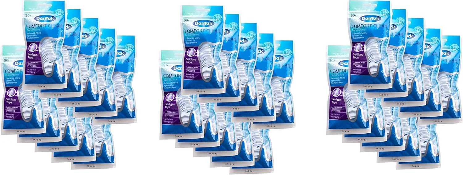 دنتک 30 عدد نخ دندان کمفرت کلین