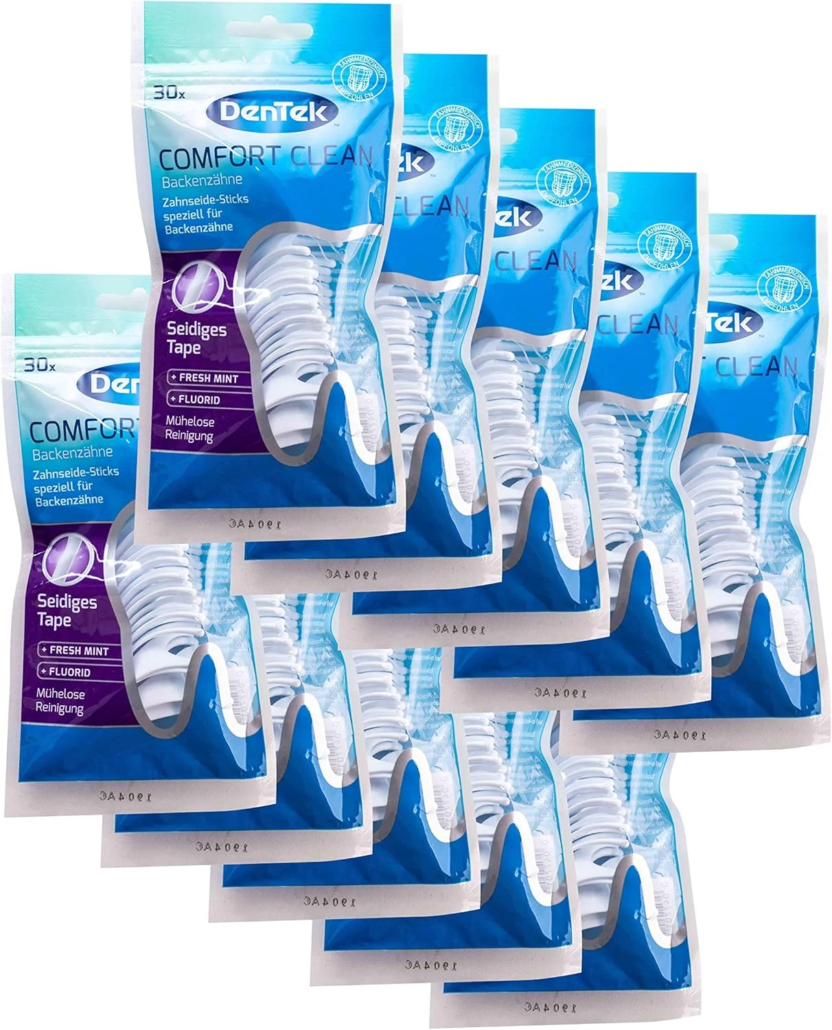 دنتک 10 عدد نخ دندان کمفورت کلین