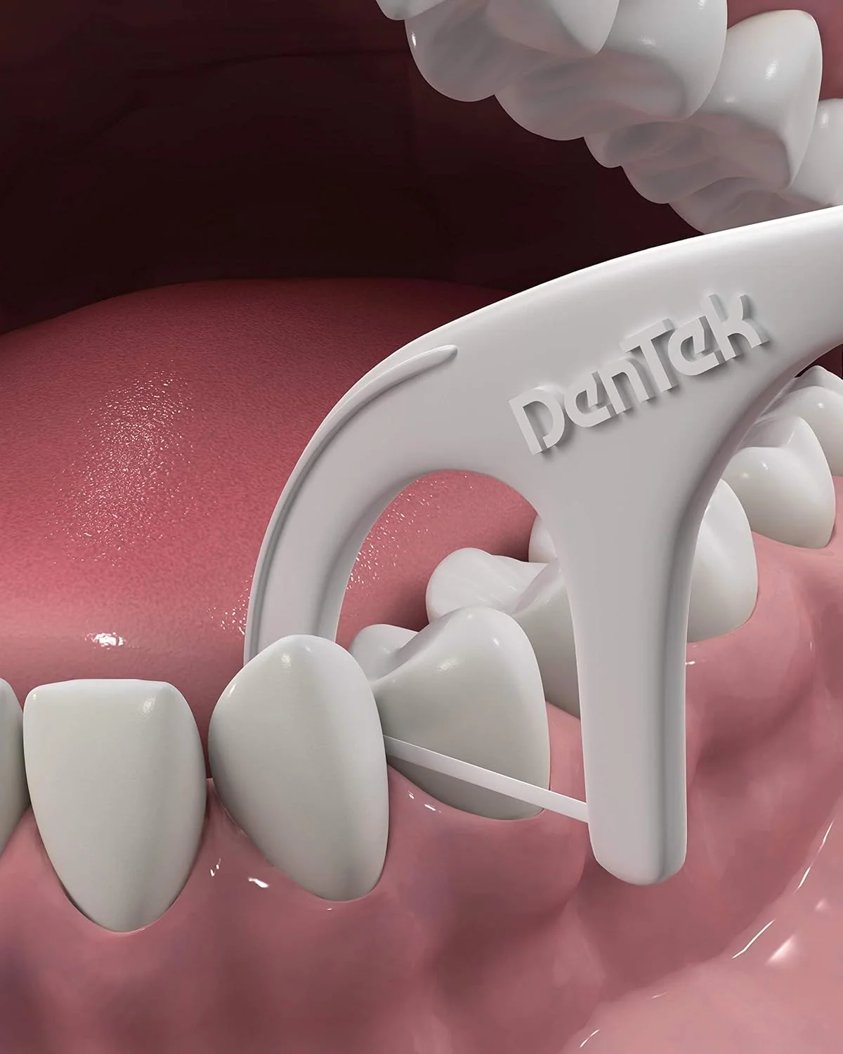 دنتک خلال دندان سفید کننده سازگار با محیط زیست x 216 با نخ ابریشمی و ضد باکتری - حاوی میکرو کریستال، کمک به سفید کردن بین دندان ها، 36 عدد x 6 بسته (216 عدد خلال دندان)