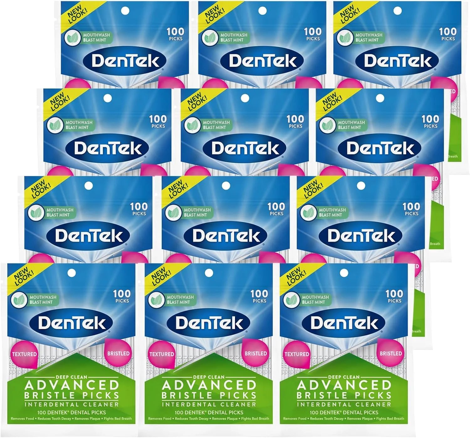 برس های بین دندانی پاک کننده عمیق دنتک - 100 عدد (بسته 24 عددی)