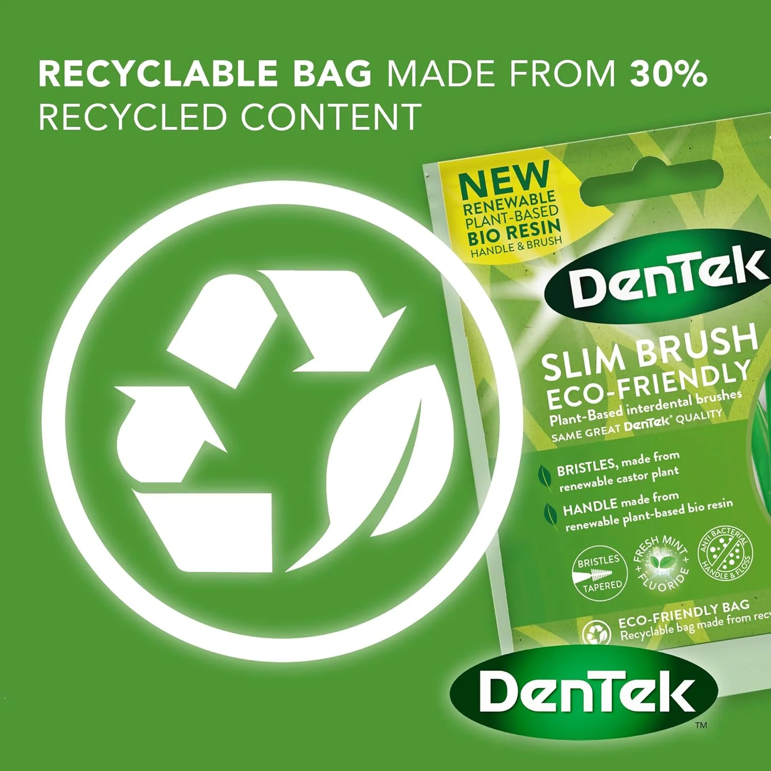 مسواک باریک دنتک اکو، سایز ISO1 سبز، 32 عددی مسواک باریک دنتک اکو، سایز ISO1 سبز، 32 عددی