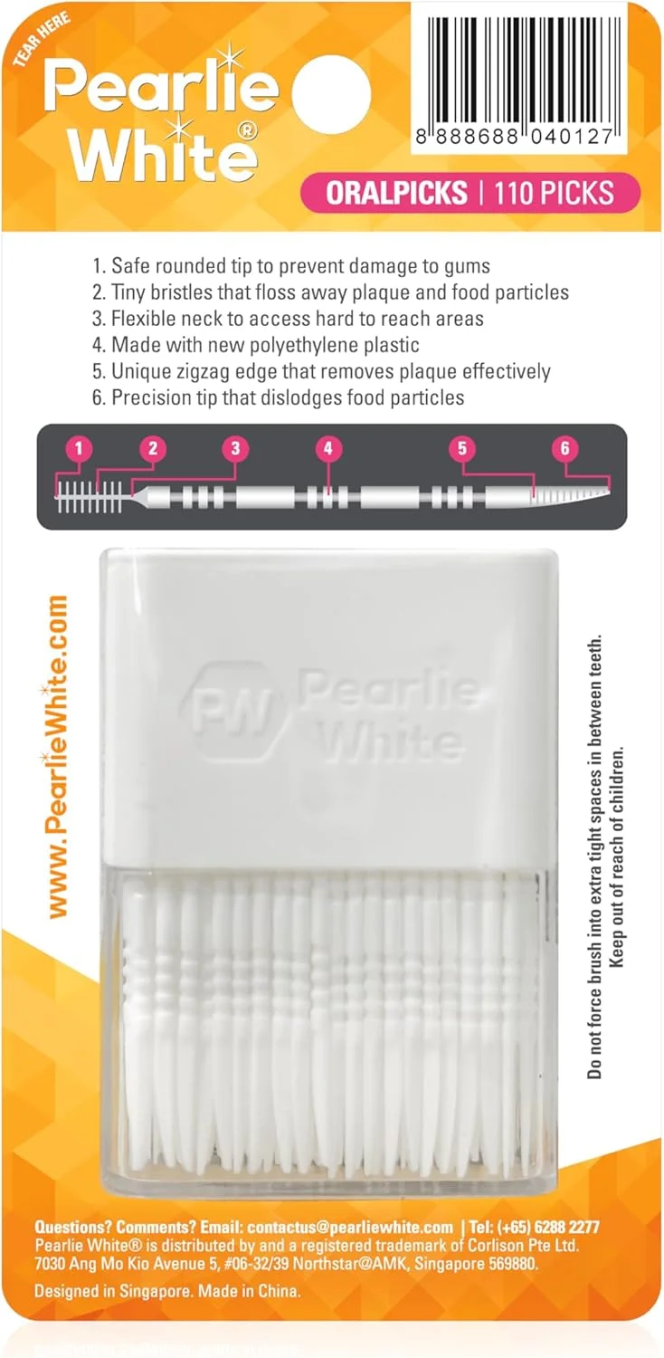 خلال دندان دهانی پرلی وایت، 110 عدد
