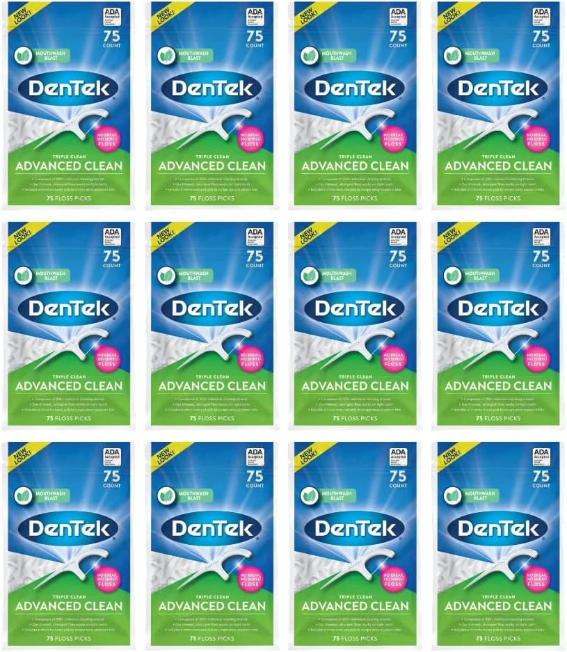 نخ دندان کمانی سه گانه DenTek بسته 75 عددی