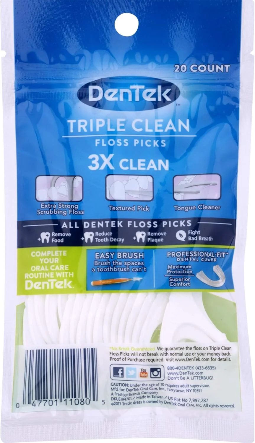 دنتک TRPL CLN 20CT FLS PICK 36 دنتک TRPL CLN 20CT FLS PICK 36