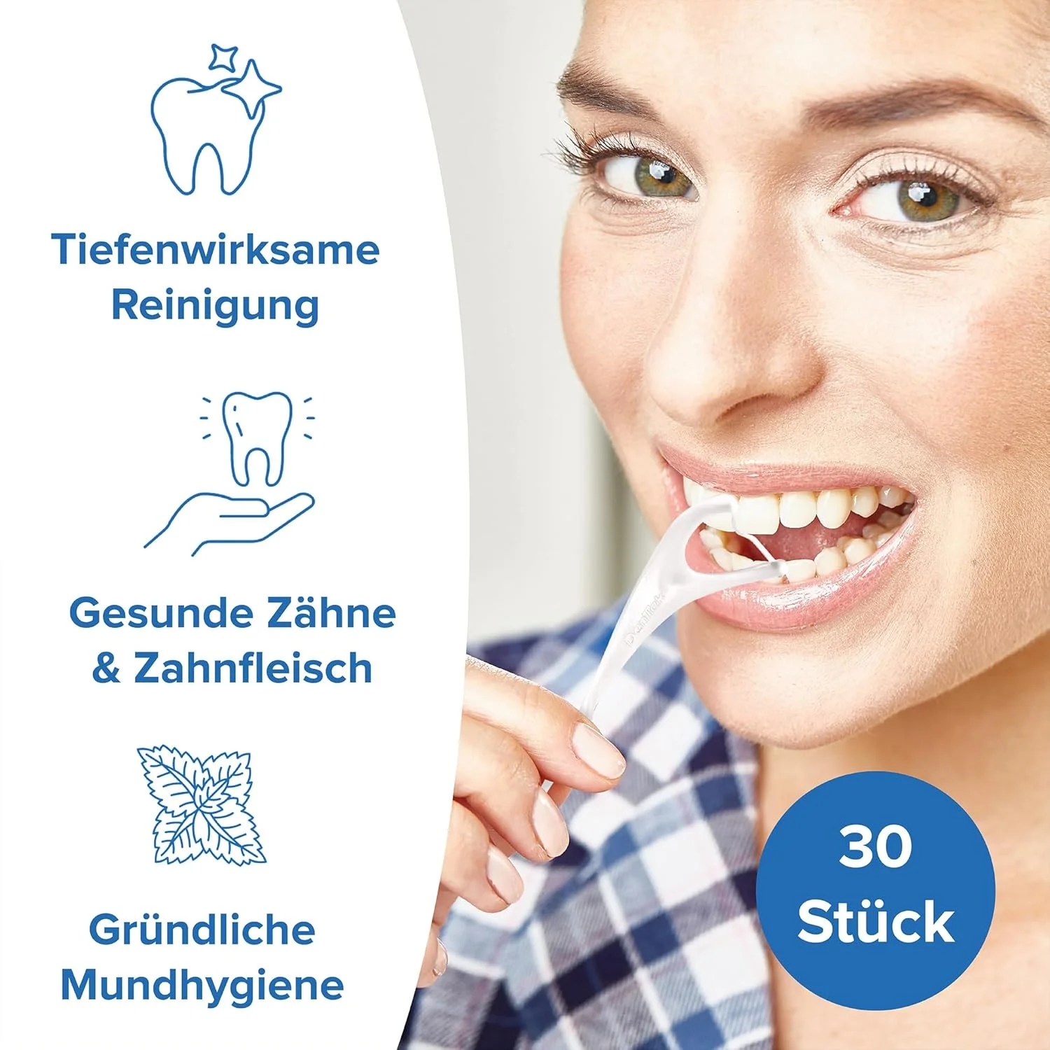 نخ دندان کمانی دن تک مدل Confort Clean – خوشبو کننده نخ دندان کمانی دن تک مدل Confort Clean – خوشبو کننده