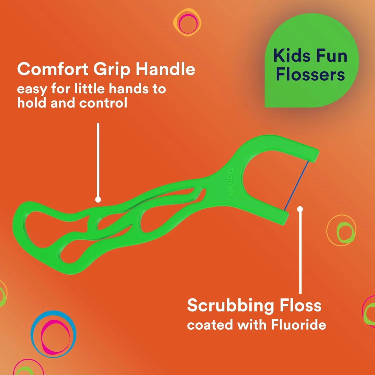 نخ دندان کمانی کودک دنتک، از بین برنده غذا و پلاک، 75 عدد، بسته 3 عددی نخ دندان کمانی کودک دنتک، از بین برنده غذا و پلاک، 75 عدد، بسته 3 عددی