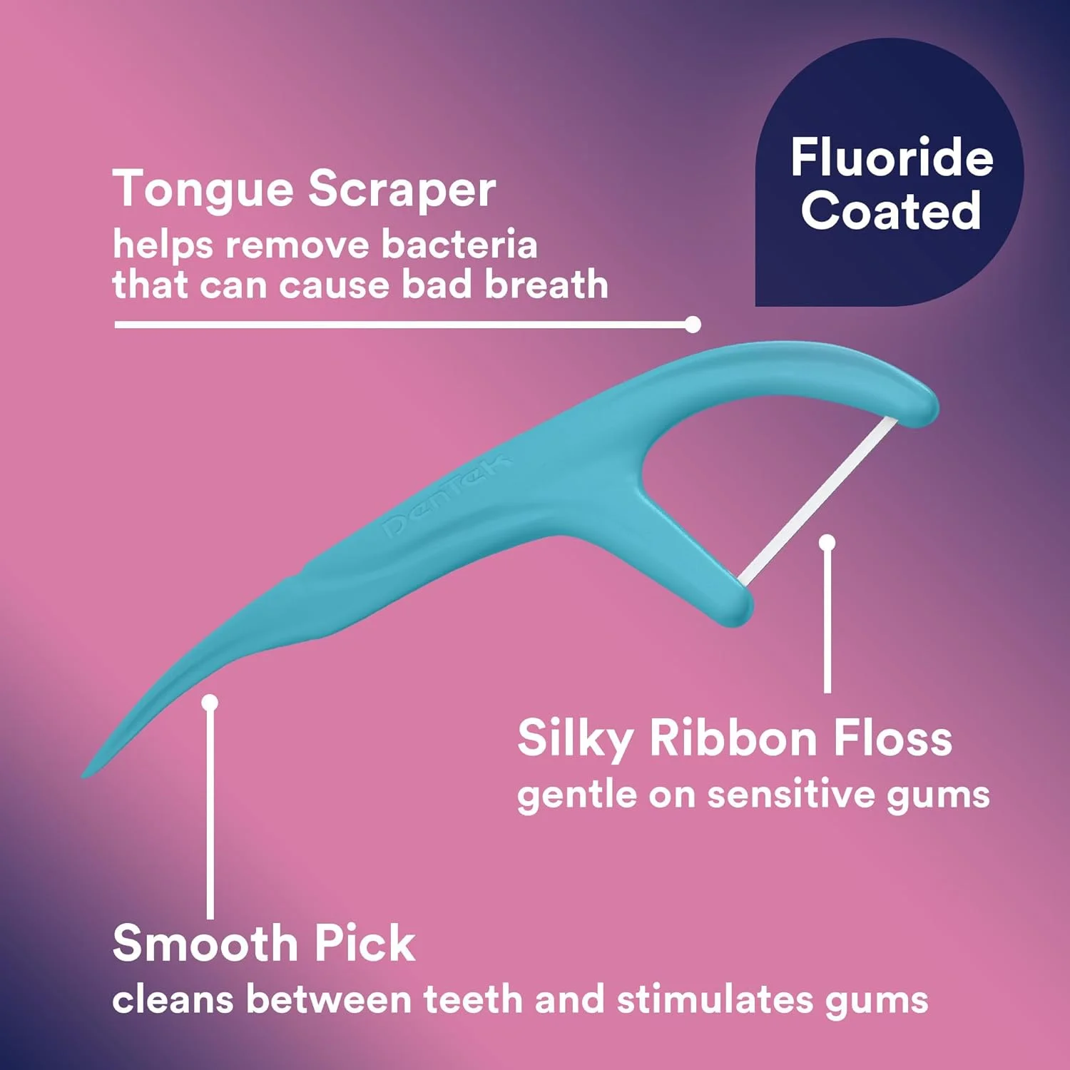 نخ دندان کمانی DenTek Comfort Clean مخصوص لثه های حساس، نوار نرم و ابریشمی، 150 عدد، بسته 3 عددی نخ دندان کمانی DenTek Comfort Clean مخصوص لثه های حساس، نوار نرم و ابریشمی، 150 عدد، بسته 3 عددی