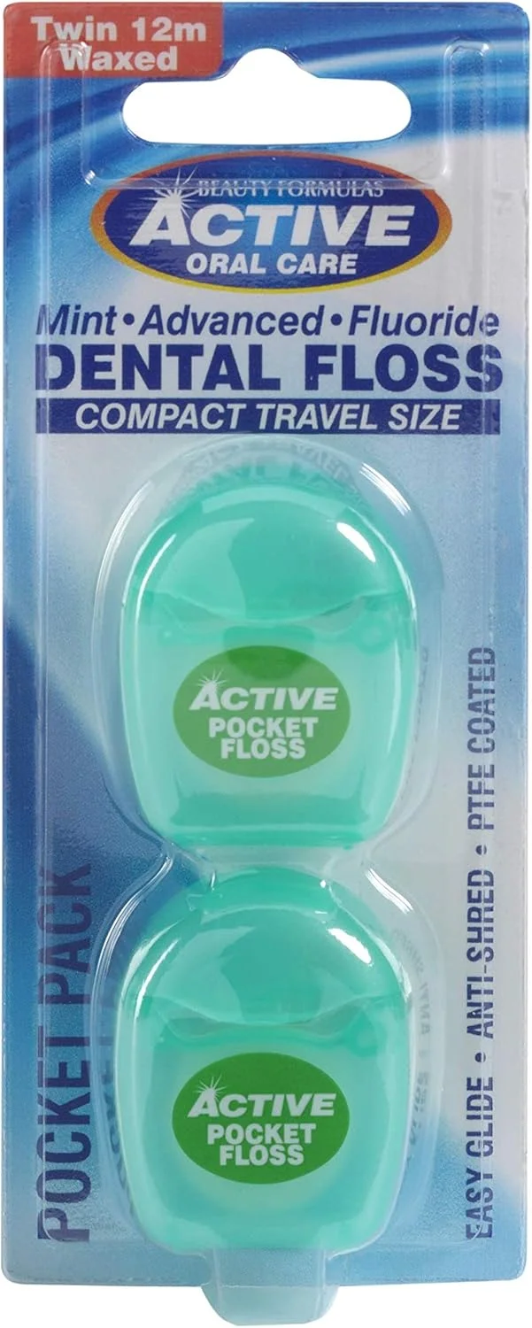 نخ دندان نعنایی پیشرفته اکتیو با فلوراید بیوتی فرمولاس