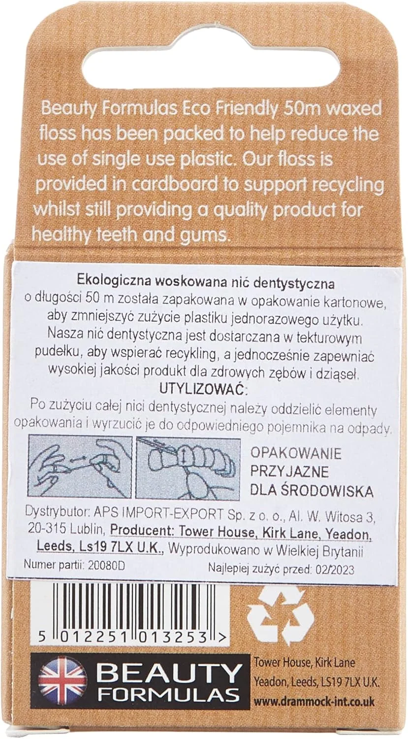 نخ دندان 50 متری سازگار با محیط زیست بیوتی فرمولاس نخ دندان 50 متری سازگار با محیط زیست بیوتی فرمولاس