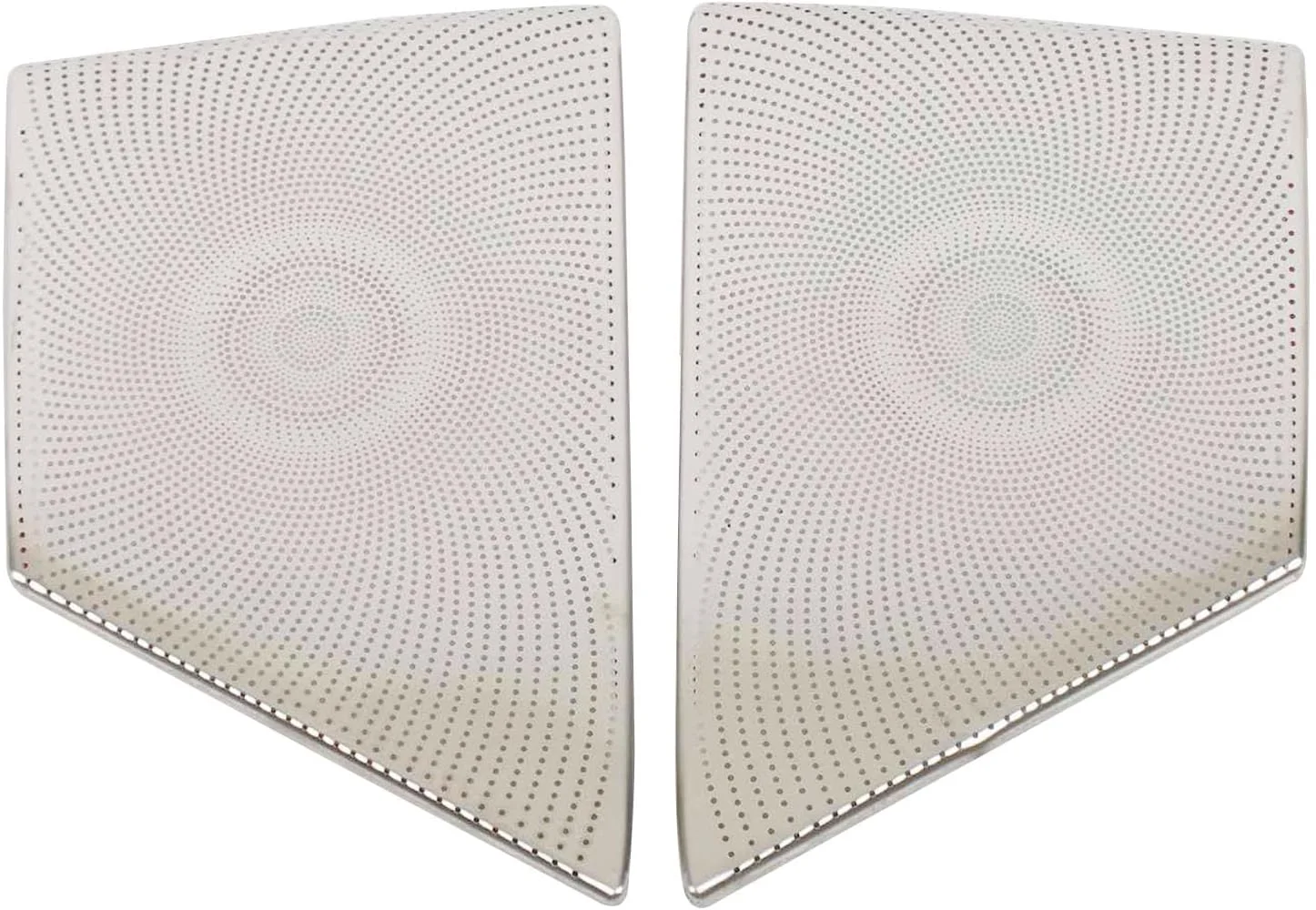 روکش بلندگوی YPGHBHD برای درب جلو، سازگار با تسلا مدل X 2023، روکش بلندگوی درب، توری، روکش بلندگوی درب خودرو، نقره ای B